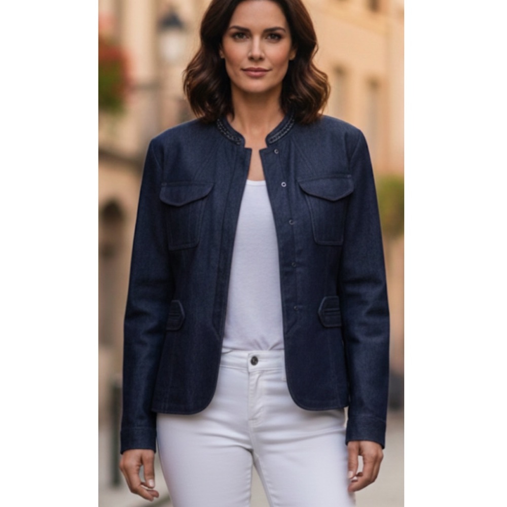 W Work to Weekend Embellished Blazer